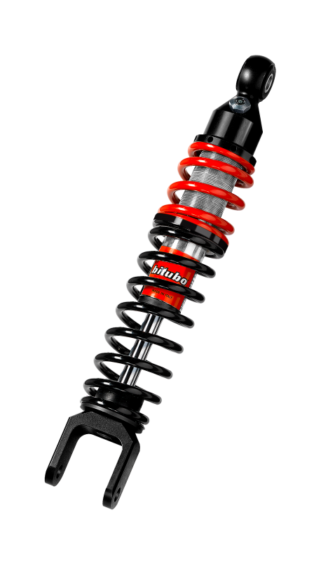 Bitubo Suspension Bitubo YXB0 Monoshock Rear Adjustable: Spring Preload, Red And Black Springs SC087YXB01