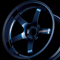 Advan GT Premium Version 19x10.5 / +25 ET / 5x114.3 / 73mm Bore / Racing Titanium Blue YAQ9L25EDP