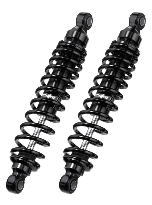 Bitubo Suspension Bitubo WMB4 Twinshocks Adjustable: Spring Preload, Length 341mm, (Std -10mm), Dark Edition T0030WMB42V2