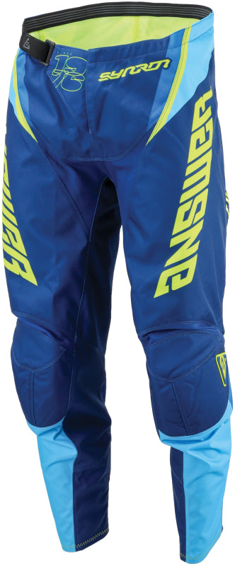 Answer 24 Syncron Envenom Pants Blue/Hyper Acid Youth Size - 24 442599