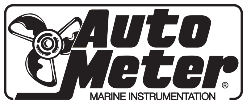 Autometer Marine White Ultra-Lite 5in In-Dash Tachometer 0-6K RPM 200750