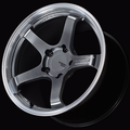 Advan GT for Porsche 18x11.0 / +60 Off / 5x130 / 71.6mm Bore / Machining and Hyper Platinum Black YAQ8M60PMPB