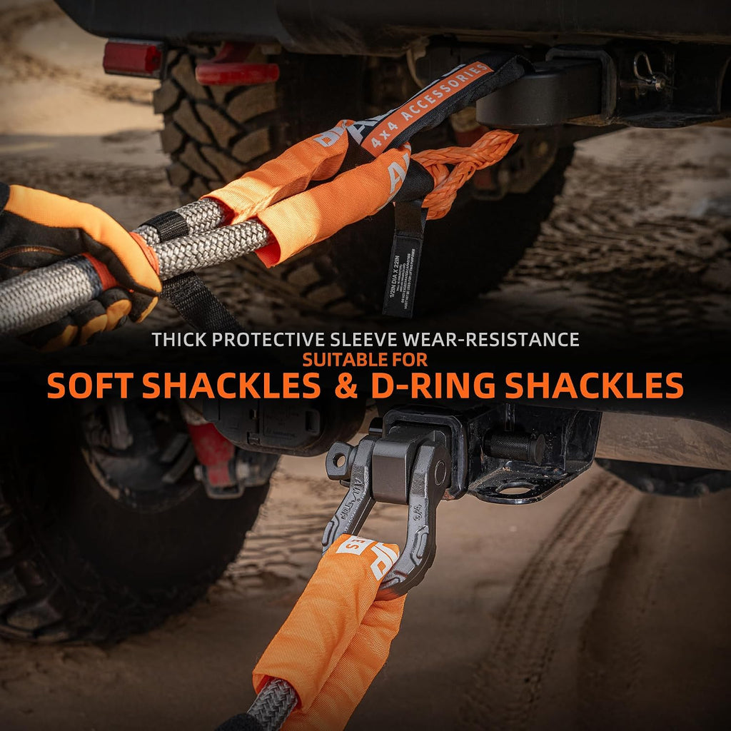 Gray 4XNation kinetic recovery rope, 1 inch by 30 feet, heavy-duty with 30% elasticity and 16,000 lbs load limit for 4x4 offroad vehicles.