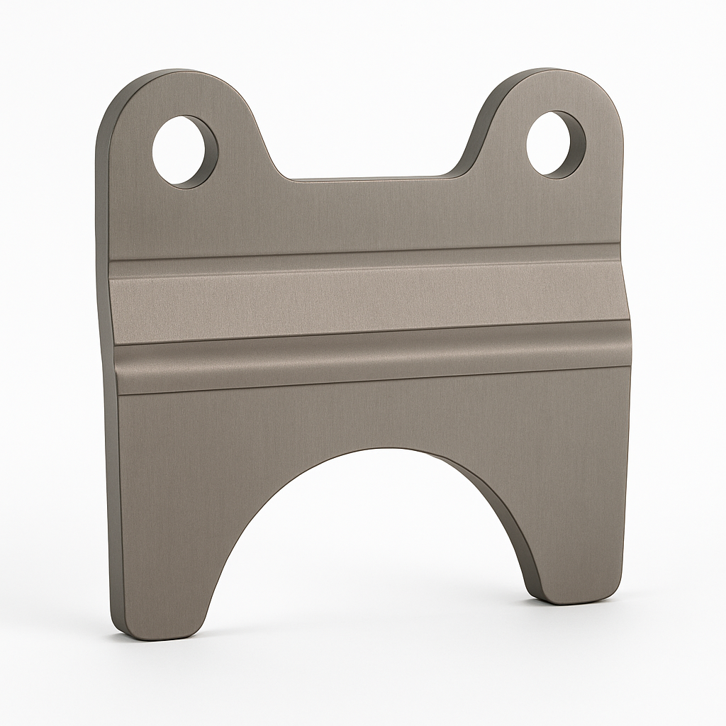 First gen Toyota caliper bracket for Ford 9" housing swap, 3-1/8 inch flange, compatible with 4XNation brake components.