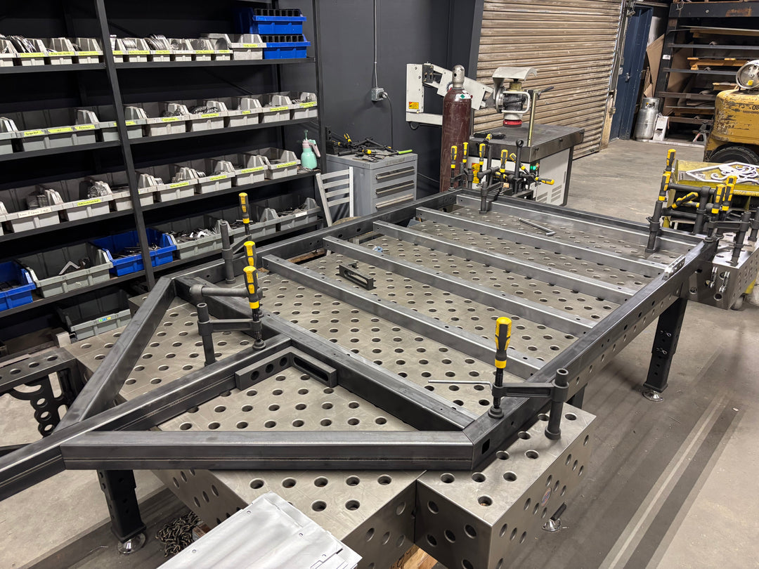 4XNation Weld Together DIY Off Road Overland Trailer Kit for rugged off-road adventures, featuring durable construction and custom assembly.