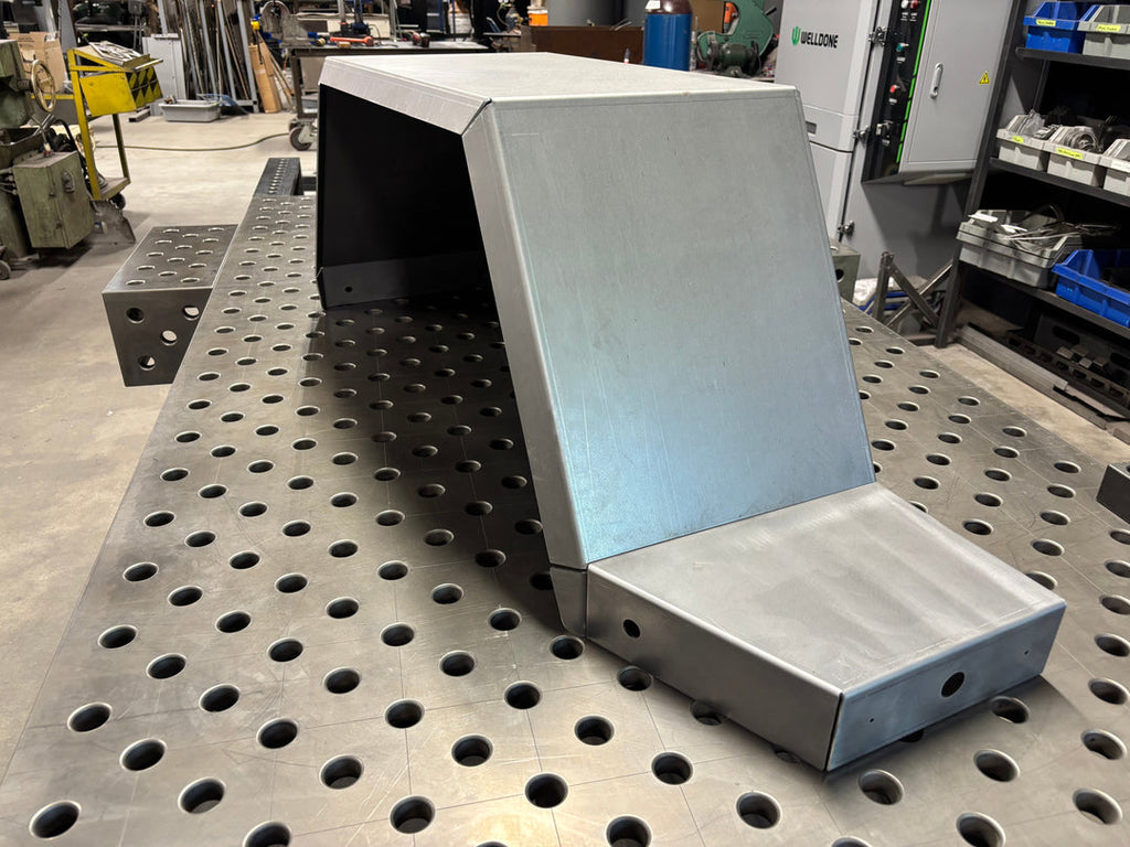 Weld together DIY Off Road Overland Trailer Kit by 4XNation, featuring components for custom off-road trailer construction.