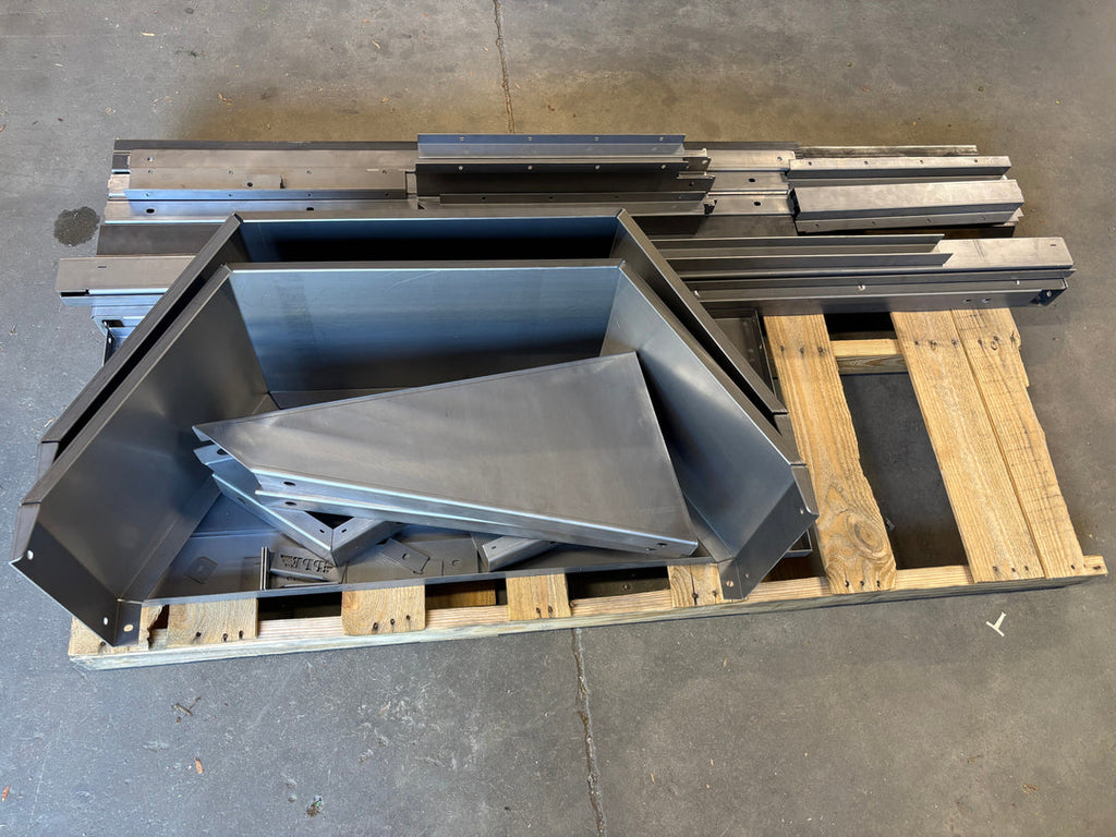 Weld together DIY off-road overland trailer kit by 4XNation featuring durable metal components and off-road trailer frame.