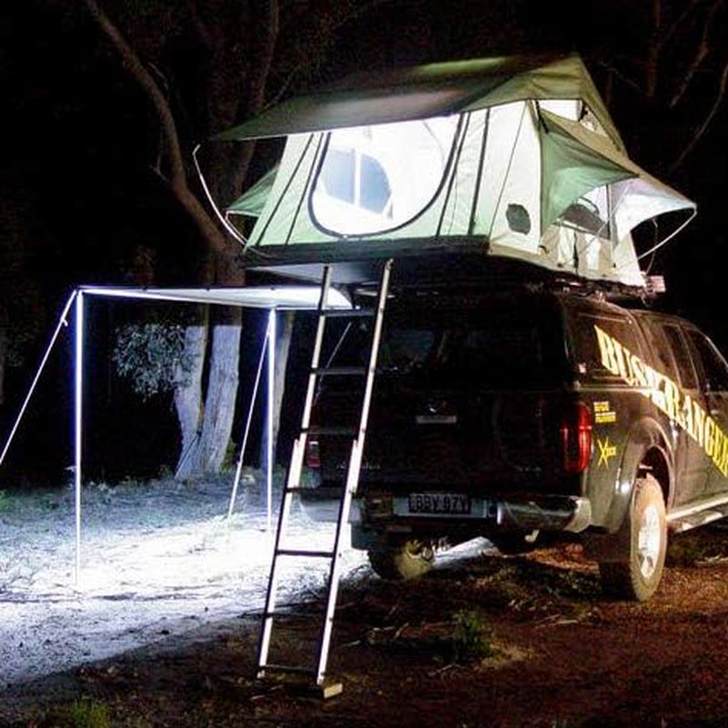 4XNation dimmable LED camping light strip with mounting jacket, 1300 lumens, flexible, IP68 water-resistant for RV and overland camping