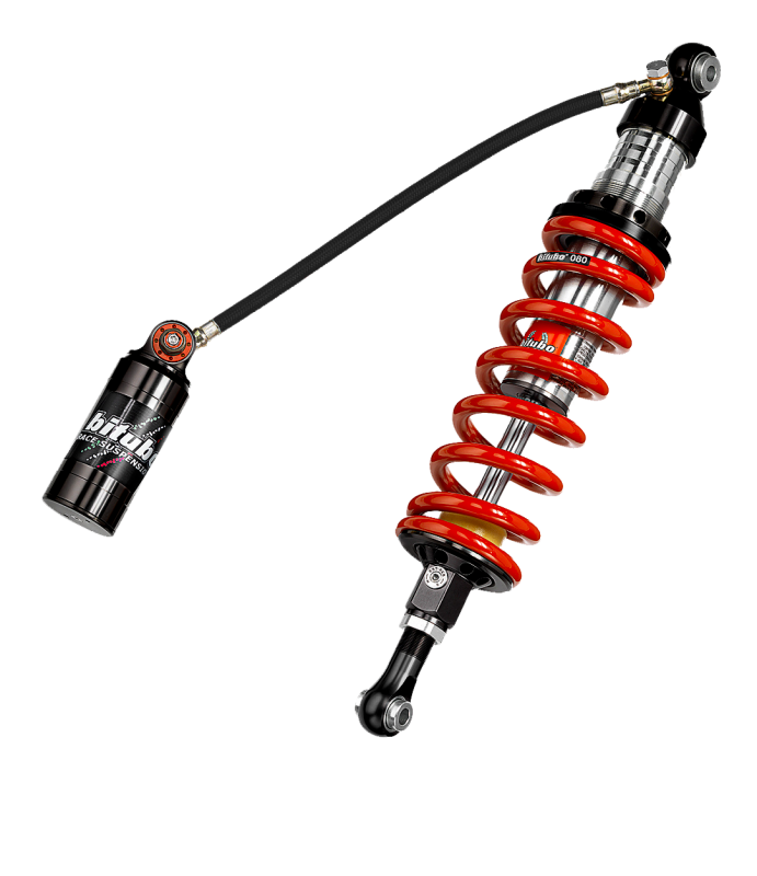 Bitubo Suspension Bitubo CLU1 Monoshock Adjustable: Spring Preload, Rebound, Double Compression, Length, Red Spring S0088CLU11