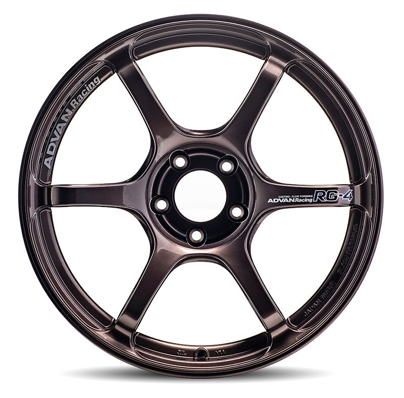 Advan RG-4 18x8 +47 5-100 Racing Copper Bronze Wheel YA48G47DCB
