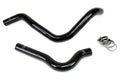 HPS Performance HPS Black Reinforced Silicone Radiator Hose Kit Coolant Honda 99-00 Civic Si