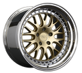 XXR 570 Wheel Hyper Gold / Platinum Lip 18x9.5 +35 5x4.5