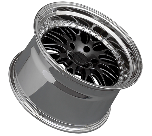 XXR 570 Wheel Graphite / Platinum Lip 18x9.5 +35 5x100