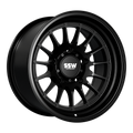 SSW Offroad Dakar 17x9 matte black alloy wheel with a +0 offset and 5-lug pattern, showcasing a rugged off-road design.