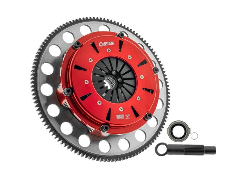 Action Clutch 89-92 Mazda RX-7 Turbo II 1.3L (13B-T) Turbo 7.25in Triple Disc Race Clutch w/Steel FW ACR-2243-3D