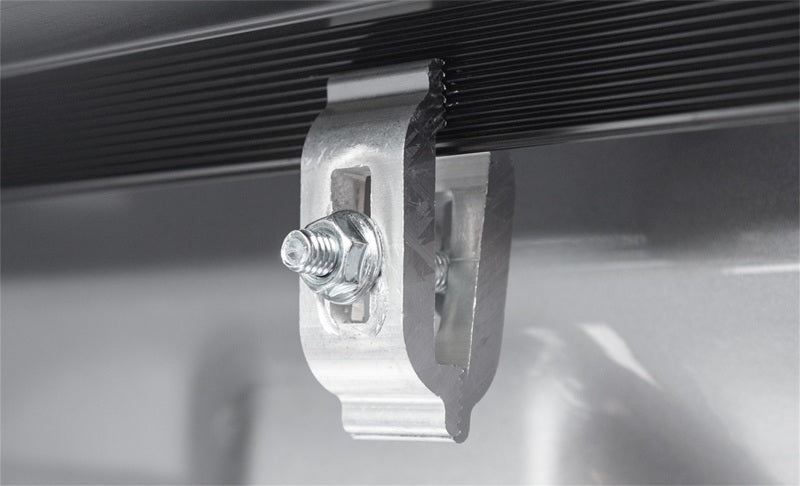 Access Literider 08-09 Titan King Cab 8ft 2in Bed (Clamps On w/ or w/o Utili-Track) Roll-Up Cover 33209