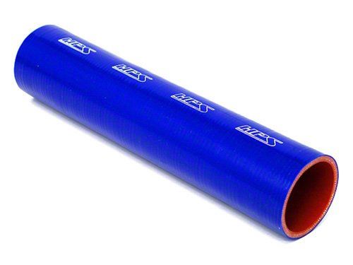 HPS 4" ID, 1 Foot Length, Silicone Straight Coupler Tube Hose, High Temp 4-ply Reinforced, Blue, 102mm ID