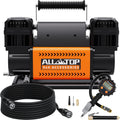 Dual Cylinder Air Compressor with Digital Pressure Gauge Tire Inflator Kit, 12V Portable Inflator 12.35Ft³/Min, Offroad Air Pump for Truck Tires, Heavy Duty Max 150 PSI for 4X4 Vehicle & RV