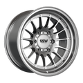 SSW Offroad Dakar wheels in machined silver finish, 17x9.0 inches with -25 offset, showing detailed view of the wheel design