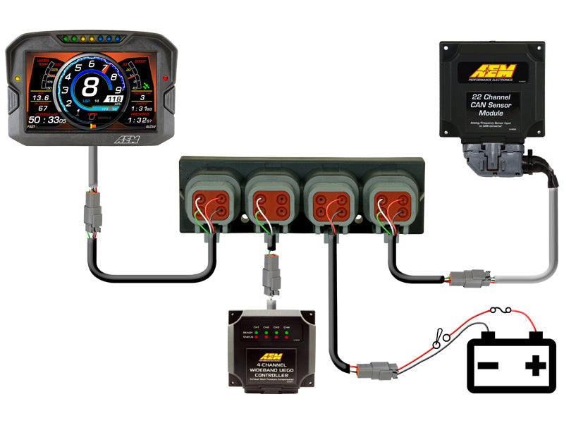 AEM Electronics 4 Port AEMnet CAN Hub