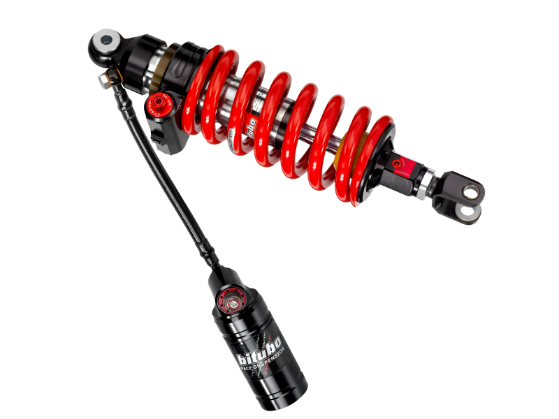 Bitubo Suspension Bitubo CLU3 Monoshock Adjustable: Hydraulic Spring Preload, Reb., Double Comp., Length, Red Spring T0025CLU31V2