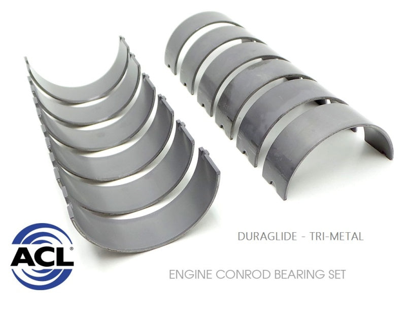 ACL 1955-1967 Chevy V8 265/283/302/327 .20mm Oversized Trimetal Rod Bearing Set 8B745P-20
