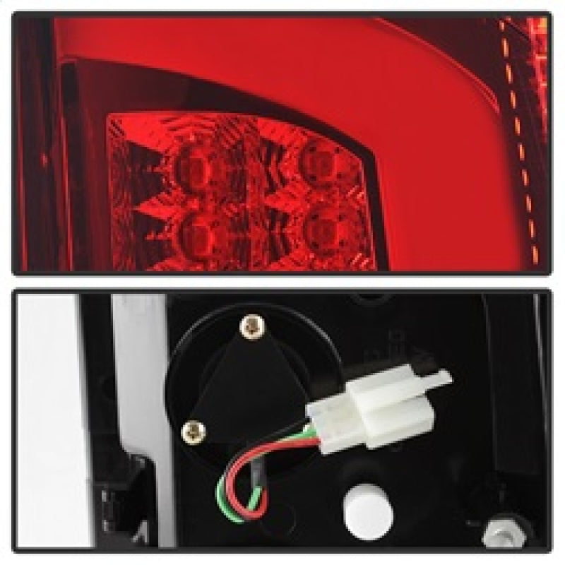Spyder 03-06 Dodge Ram 2500/3500 V3 Light Bar LED Tail Light - Red Clear (ALT-YD-DRAM02V3-LBLED-RC) 5084132