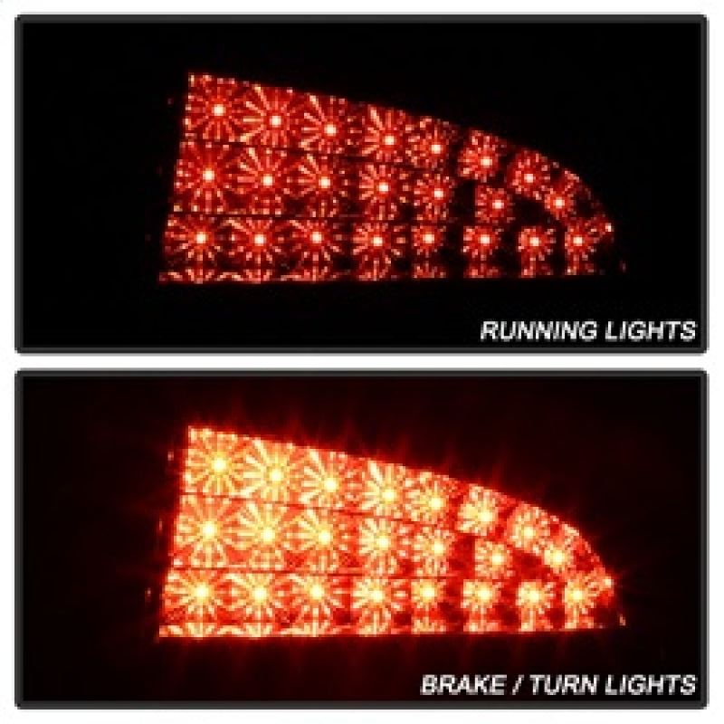 Spyder Dodge Charger 06-08 LED Tail Lights Black ALT-YD-DCH05-LED-BK 5002273
