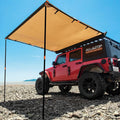 Vehicle Awning 8.2'X10' Roof Rack Pull-Out Sun Shade UV50+, Weatherproof 4X4 Side Awning for Camping & Overland (Hardware Included)