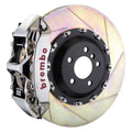 Brembo 03-13 Flying Spur Front GTR BBK 6 Piston Billet 411x34 2pc Rotor Slotted Type1 - Nickel 1L2.9501AR