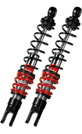 Bitubo Suspension Bitubo YRB0 Twinshocks Front Adjustable: Spring Preload, Red And Black Springs SC222YRB01