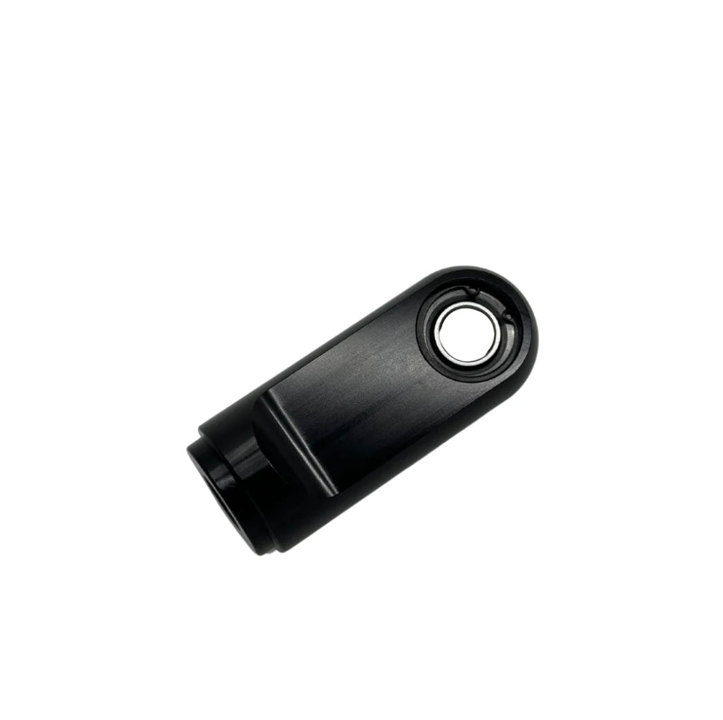 RC Fabrication offroad shock rod end shifter part, metal component with threaded end for vehicle suspension or steering linkage.