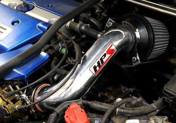 HPS Shortram Air Intake Kit 2002-2004 Honda CR-V 2.4L, Includes Heat Shield, Black