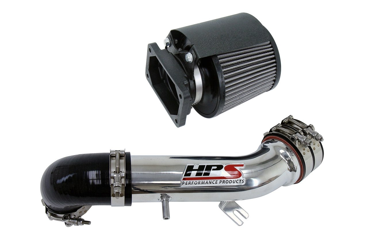 HPS Performance HPS Shortram Air Intake Kit 2001-2003 Chrysler Sebring Lxi 3.0L V6, Includes Heat Shield, Polish