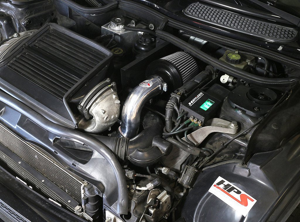 HPS Performance HPS Shortram Air Intake Kit 2006 Mini Cooper S 1.6L Supercharged with Manual Trans., Includes Heat Shield, 827-544