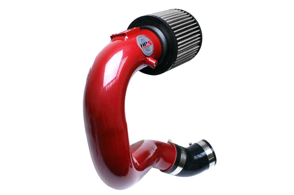 HPS Shortram Air Intake Kit 2015-2017 Subaru WRX 2.0L Turbo, Includes Heat Shield, Red
