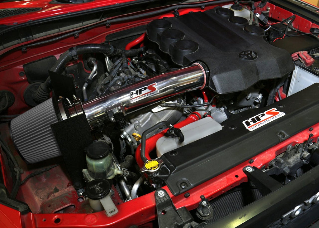 HPS Shortram Air Intake Kit 2010-2014 Toyota FJ Cruiser 4.0L V6, Includes Heat Shield, 827-583