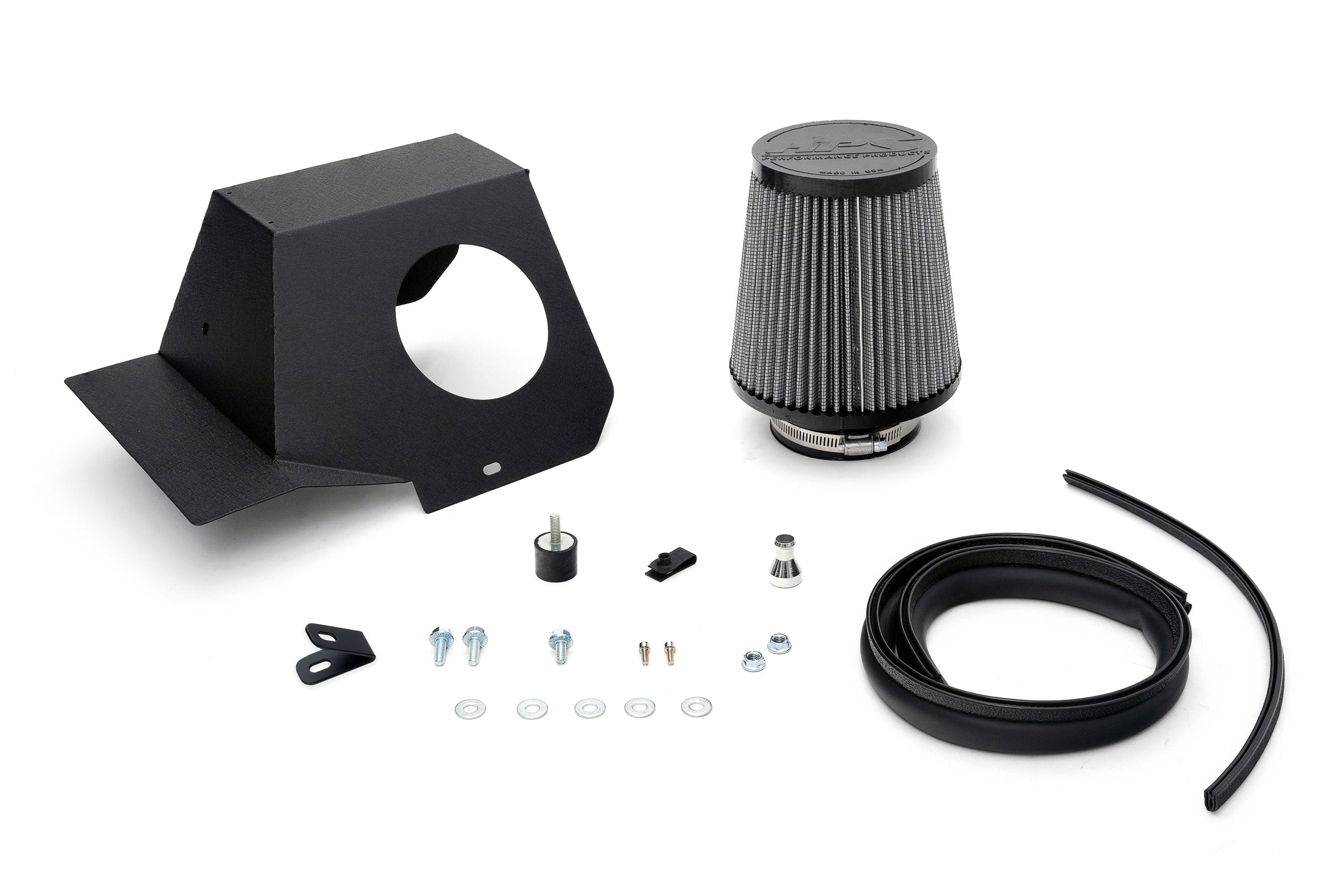 HPS Performance Air Intake Kit with Heat Shield 2014-2016 BMW M235i F22 3.0L Turbo N55, 827-625
