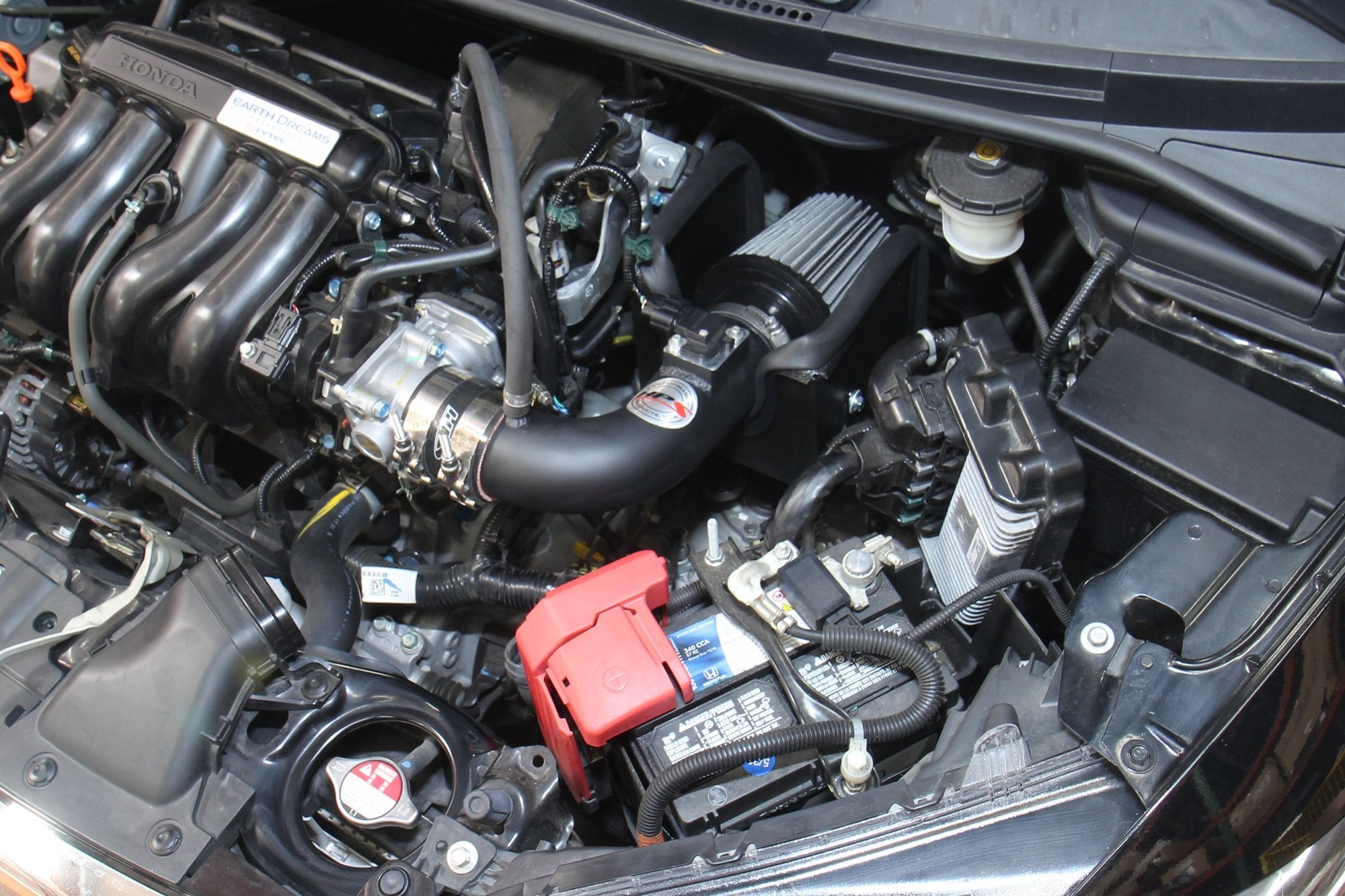 HPS Performance Air Intake Kit with Heat Shield 2015-2020 Honda Fit 1.5L , 827-704
