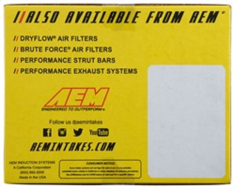 AEM Induction AEM 97-01 Tiburon 2.01 Blue Cold Air Intake 21-520B