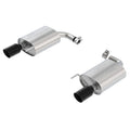 Ford Racing 2018 Mustang 2.3L Ecoboost Touring Muffler Kit - Black Chrome Tips M-5230-M4TBA