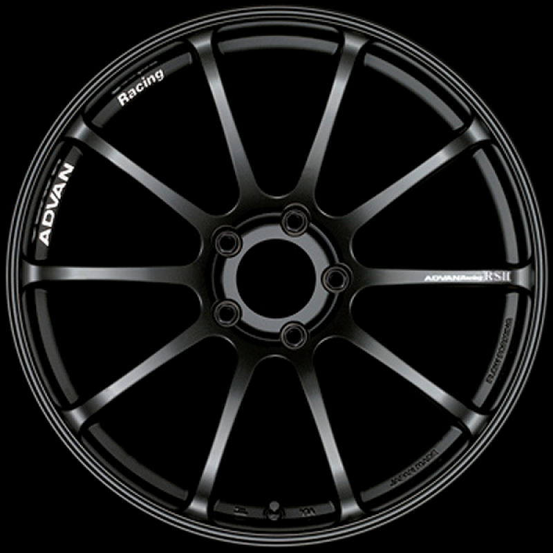 Advan RSII 19x11.0 / +63 Offset / 5x130 / 71.6mm Bore / Semi Gloss Black YAP9M63PSB