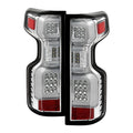 Spyder Chevy Silverado 19-20 (Do Not Fit Halogen Model) LED Tail Light - Chrome ALT-YD-CS19LED-C 5087287