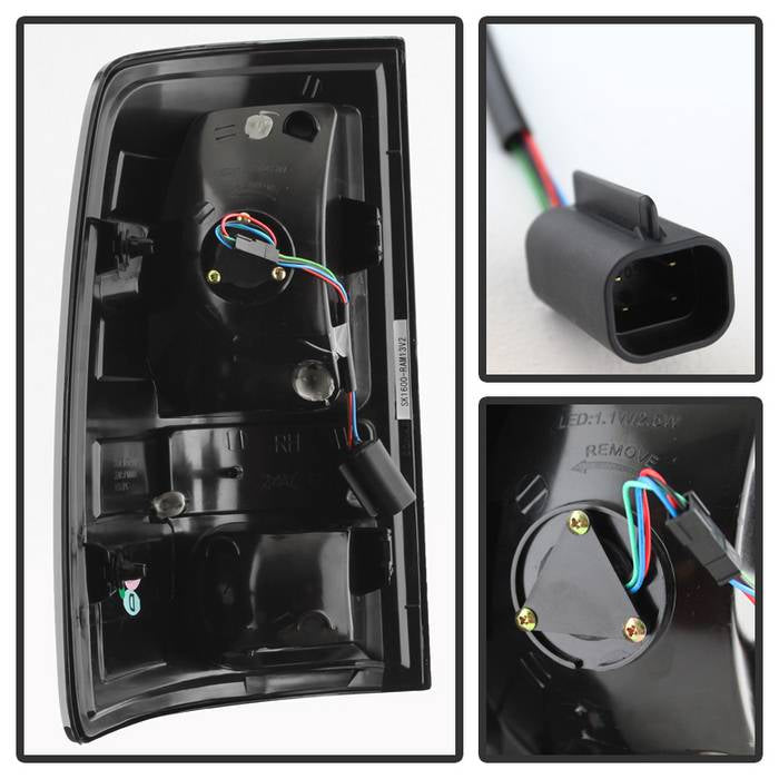 Spyder Dodge Ram 1500 13-14 13-14 LED Tail Lights LED Model only - Blk Smke ALT-YD-DRAM13-LED-BSM 5077578