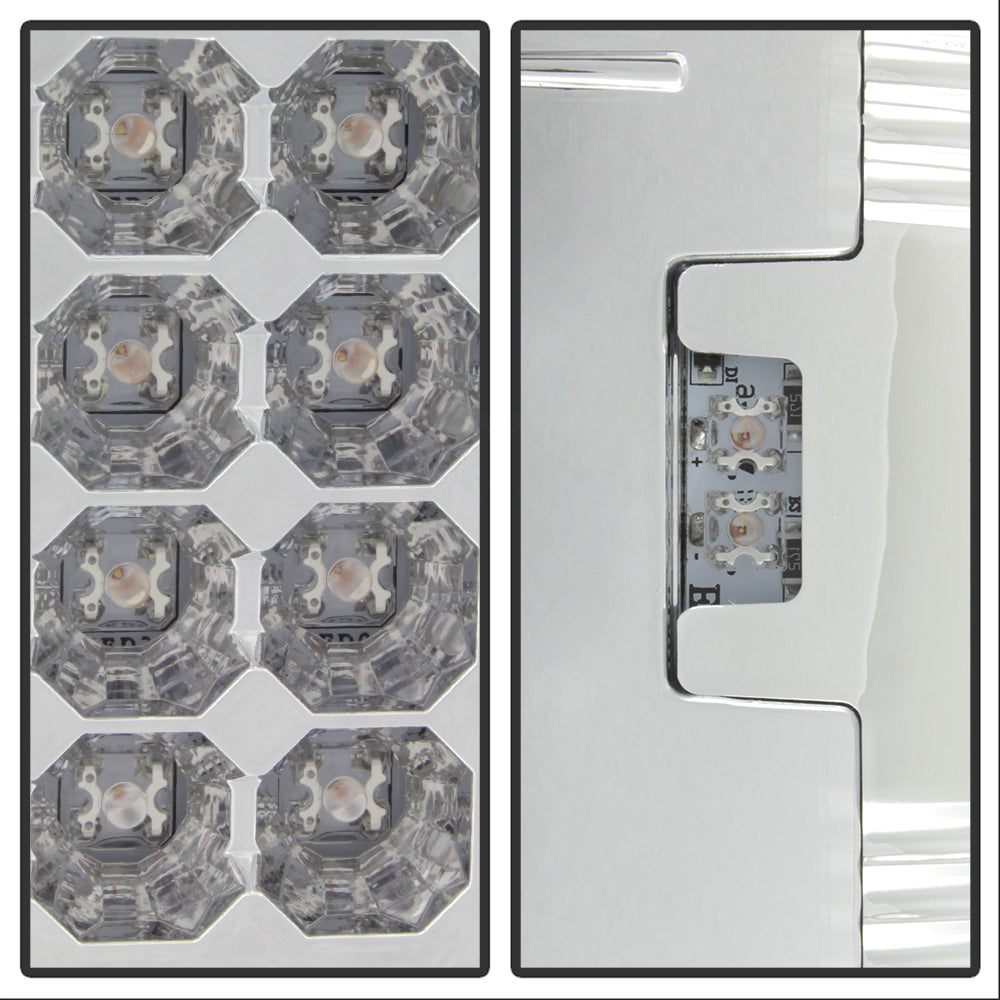 Spyder Ford F150 side 97-03/F250/350/450 Super Duty 99-07 LED Tail Lights Chrm ALT-YD-FF15097-LED-C 5003478