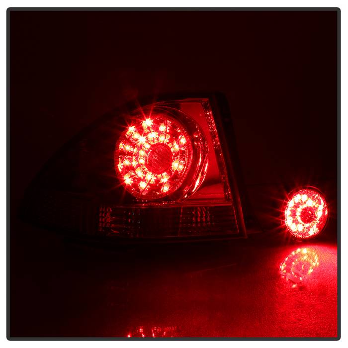 Spyder 01-03 Lexus IS300 LED Tail Lights w/Inner Trunk Lights - Smoke (ALT-YD-LIS300-LED-SET-SM) 5085054