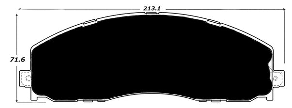 Porterfield Brake Pads for 2015 FORD F250 Pickup 3/4 Ton 2WD