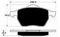 Porterfield Brake Pads for 2005 VOLKSWAGEN BEETLE 1.8 Turbo