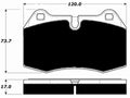 Porterfield Brake Pads for 2001 NISSAN SKYLINE GTR R34 2.6 Twin Turbo