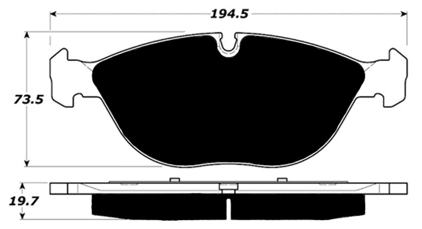 Porterfield Brake Pads for 2005 MERCEDES-BENZ S500 4-Matic